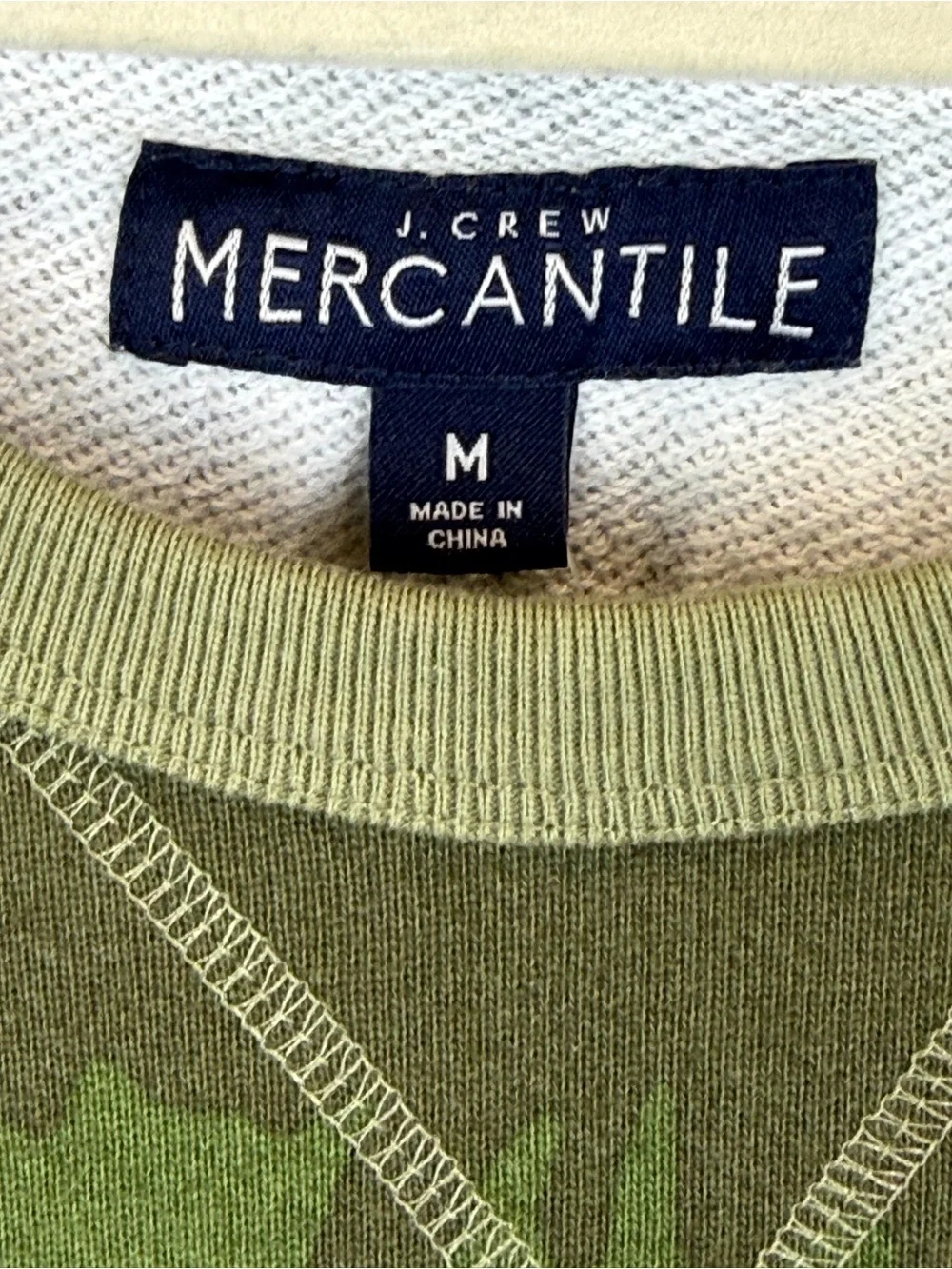 J. Crew Mercantile Camo Sweatshirt- Size Medium
